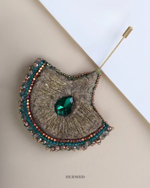 Peacock Brooch